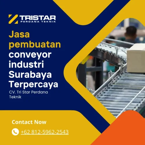Jasa pembuatan conveyor industri Surabaya Terpercaya