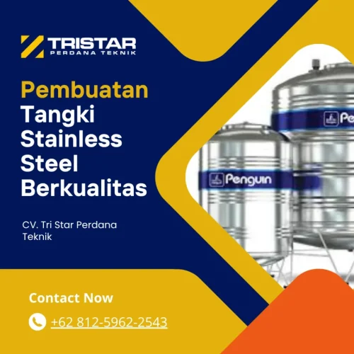 Pembuatan Tangki Stainless Steel Berkualitas